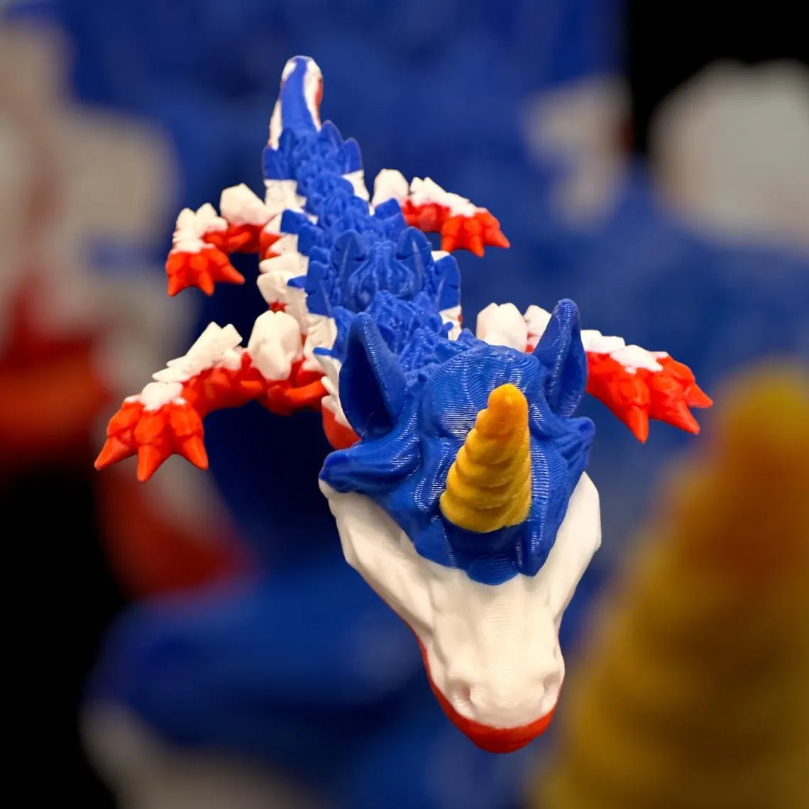 Captain Corn – The USA Unicorn Dragon Hybrid - MR SOFT ART STORE
