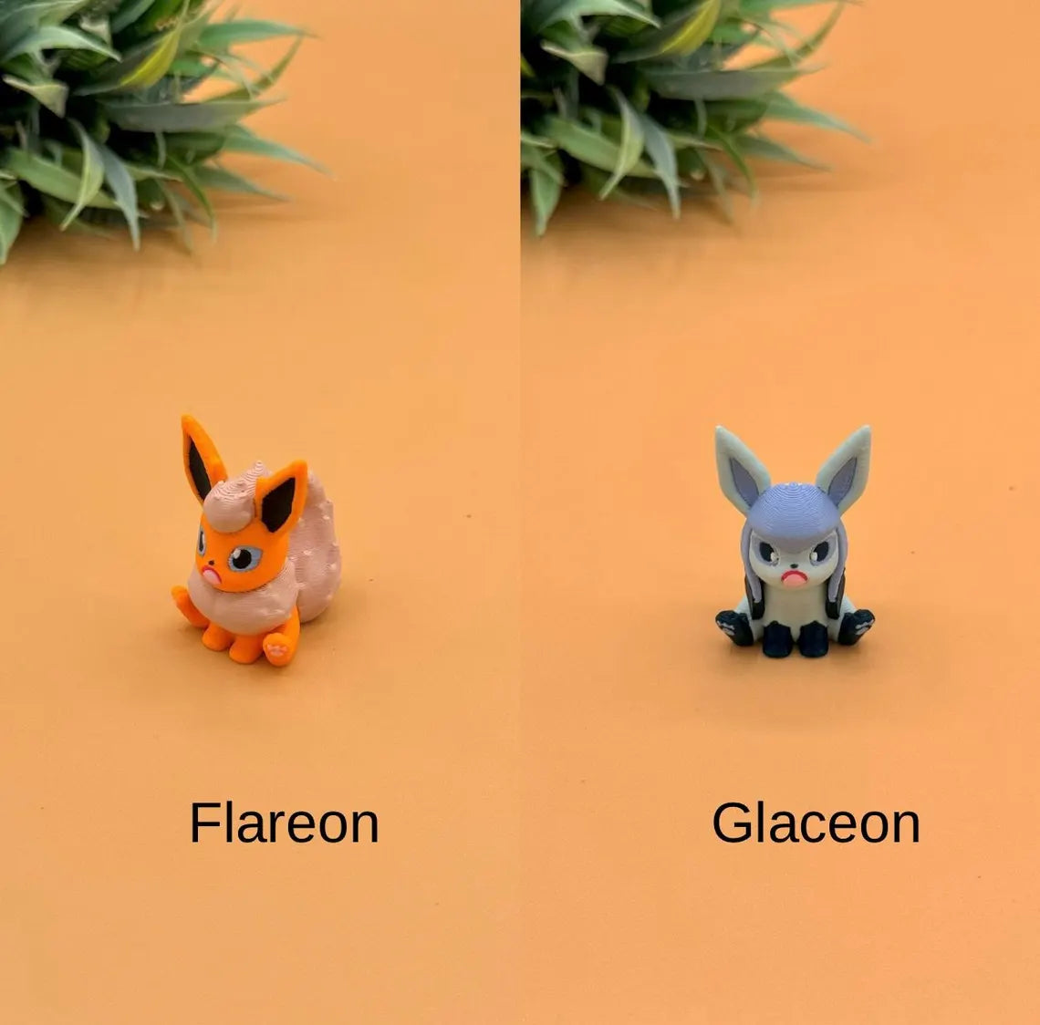 Eeveelution Figure Bundle, Fan Art (Eevee, Sylveon, Flareon, Jolteon, Leafeon, Vaporeon, Glaceon, Espeon, Umbreon) - MR SOFT ART STORE