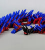 Super Spider Dragon! 3D Printed Articulated Red, Black and Blue Hero - MR SOFT ART STORE