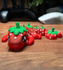 Charming Strawberry Dragon, 3D Printed for Play and Relaxation, Baby Articulated Strawberry Dragon - MR SOFT ART STORE