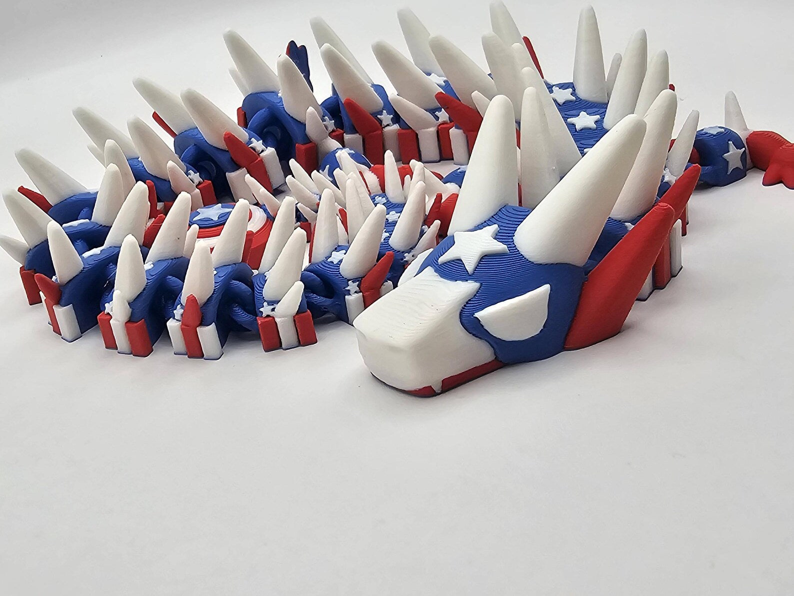 Captain Dragon: The Star-Spangled Beast (12 Inch Dragon) - MR SOFT ART STORE