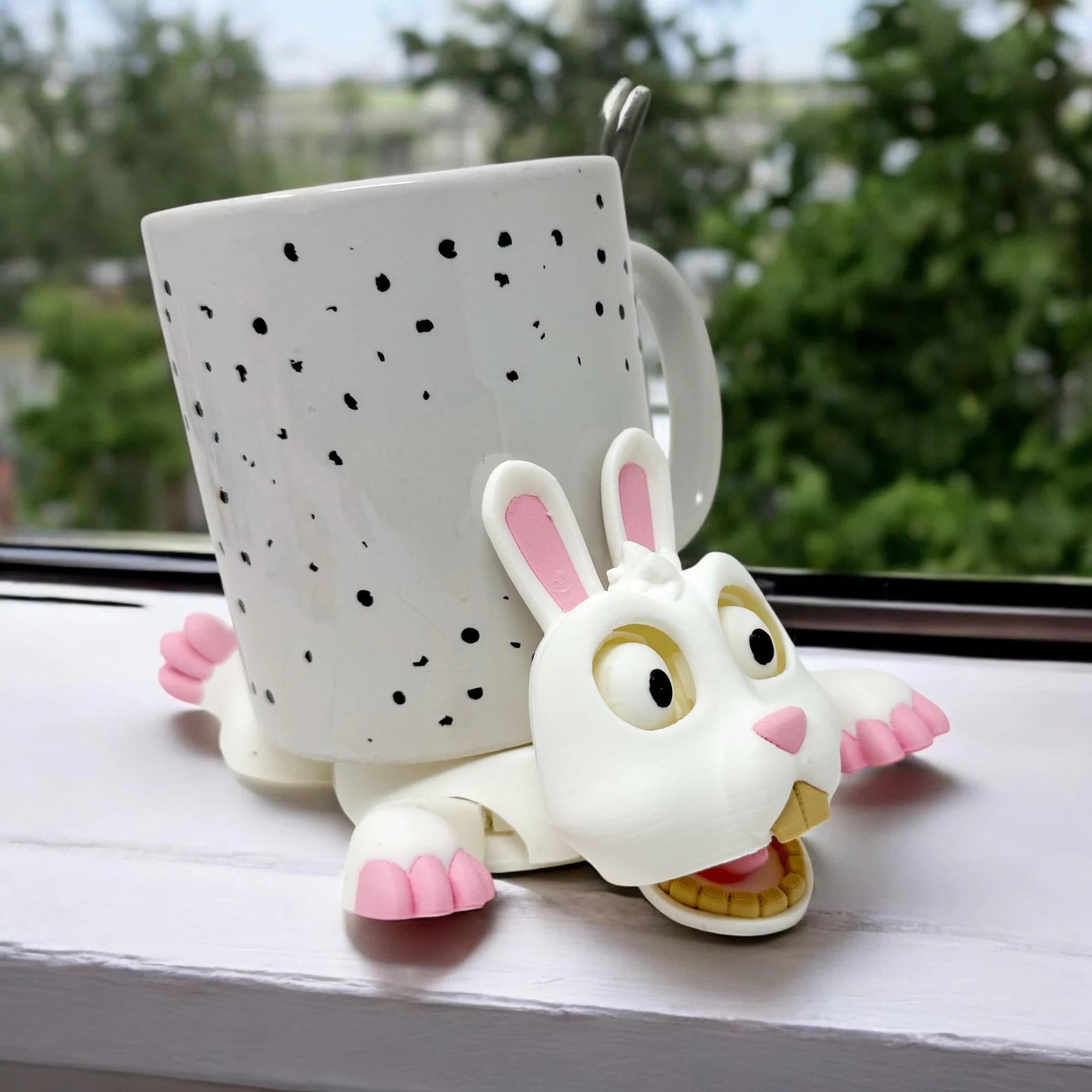 Frog Coaster 3D Printed | Adorable Cup Holder with Moving Head & Feet | Fun Drink Coaster | Unique Turtle Lover | Articulated | Squirtle - MR SOFT ART STORE