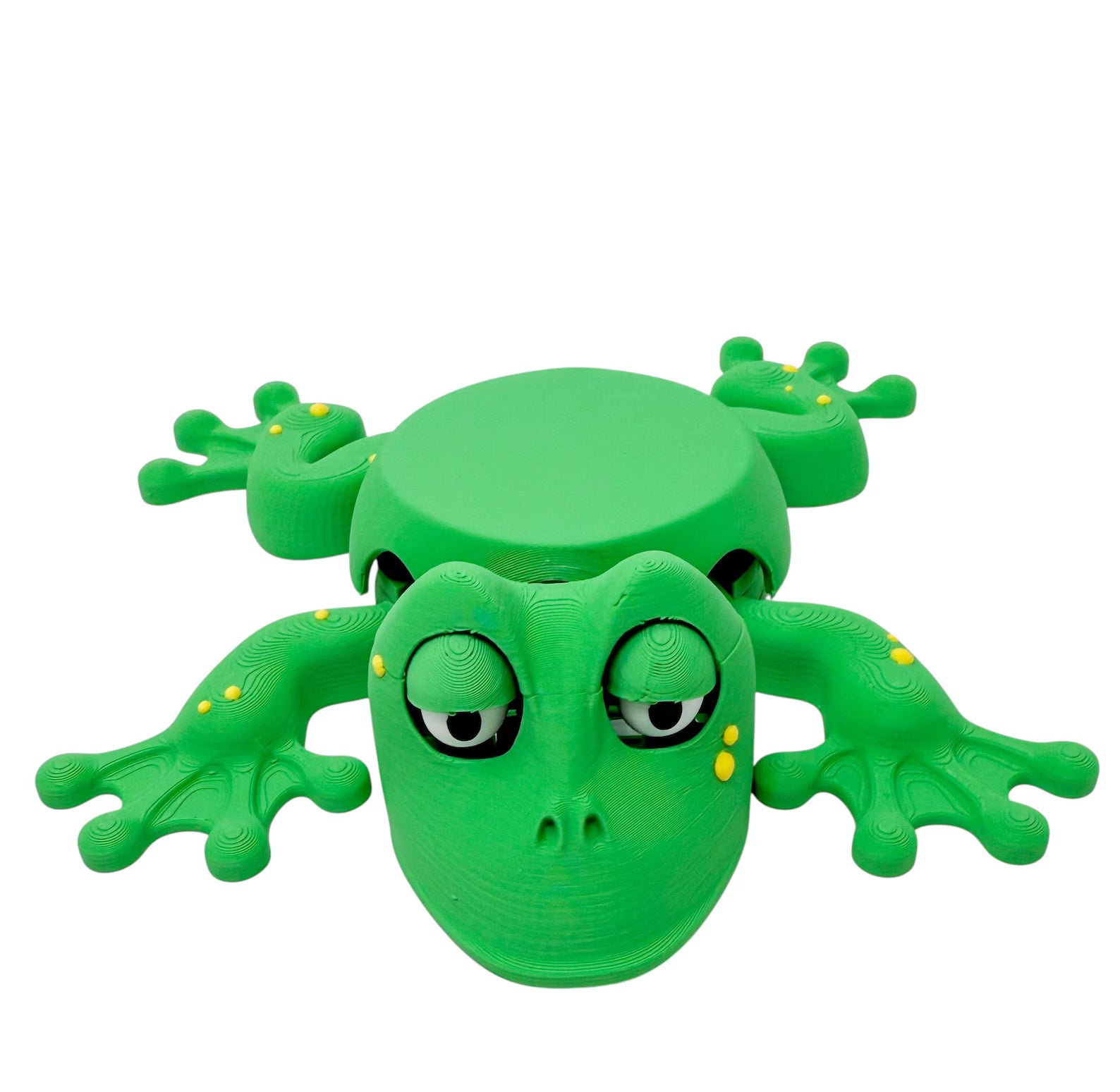 Frog Coaster 3D Printed | Adorable Cup Holder with Moving Head & Feet | Fun Drink Coaster | Unique Turtle Lover | Articulated | Squirtle - MR SOFT ART STORE
