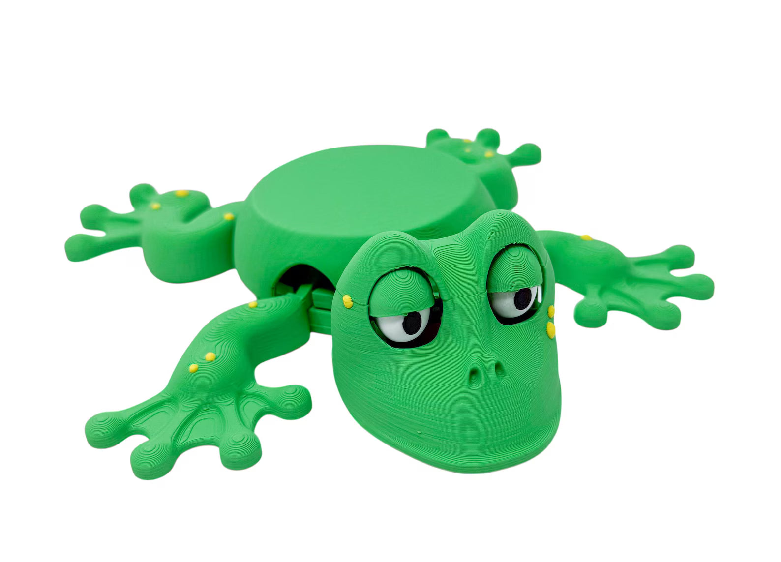 Frog Coaster 3D Printed | Adorable Cup Holder with Moving Head & Feet | Fun Drink Coaster | Unique Turtle Lover | Articulated | Squirtle - MR SOFT ART STORE