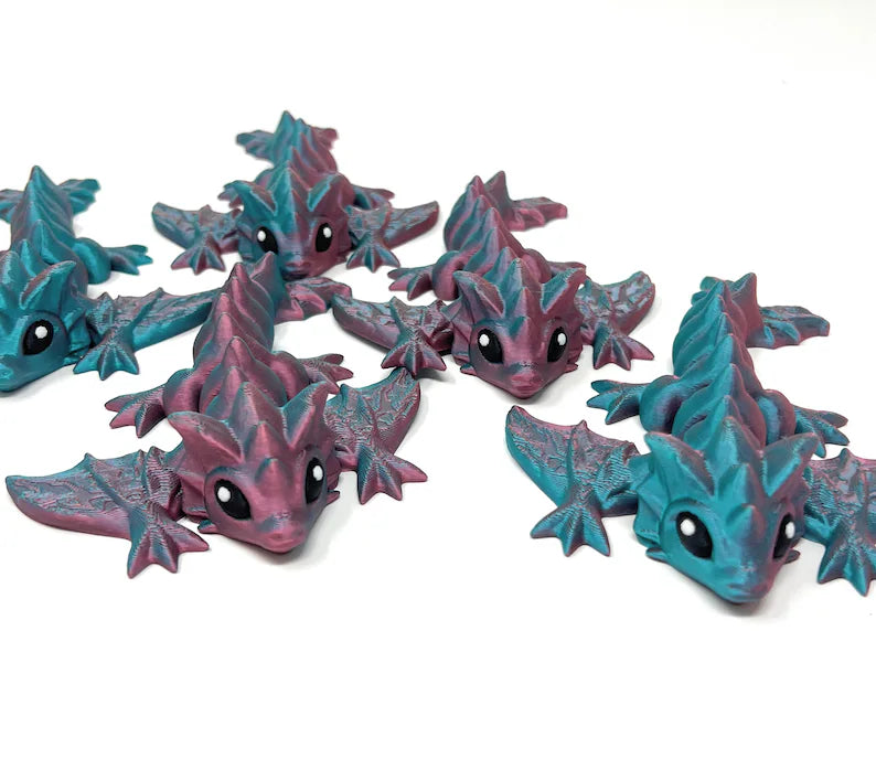 A whimsical dragon, ready to twist and turn - MR SOFT ART STORE
