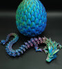 Crystal Dragon, Dragon Egg, Articulated Dragon Figurine, Toddler Room Decor, Dragon Toy - MR SOFT ART STORE