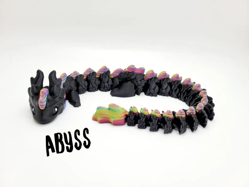 Kaida Cloud Dragon Flexi Fidget Toy 3D Printed Gift Articulated Imaginative Play - MR SOFT ART STORE