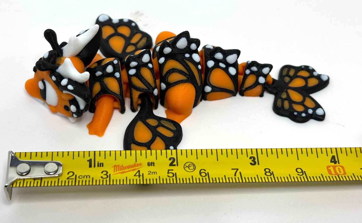 Enchanting 3D-Printed Butterfly Dragon: Chrysalis Ember with Egg - MR SOFT ART STORE
