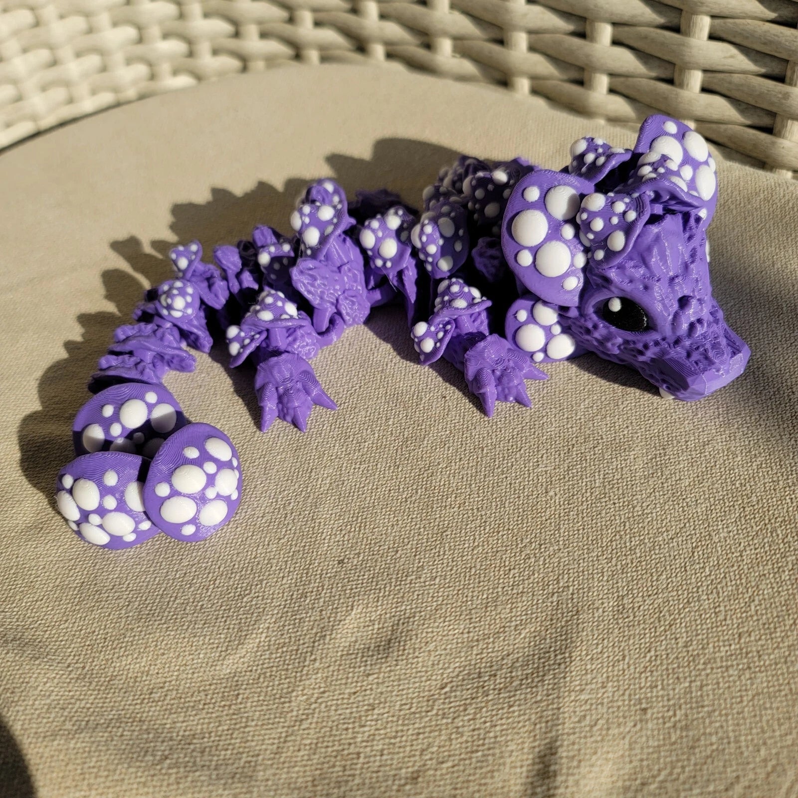 Articulated Mushroom Dragon - MR SOFT ART STORE