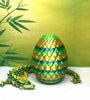 Dragon with Egg, Articulated Green Crystal Fidget Dragon Toy - MR SOFT ART STORE