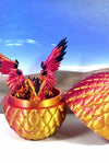 Crystal Winged Dragon with Egg 3D Printed Articulated Crystal Winged Dragon Toy - MR SOFT ART STORE